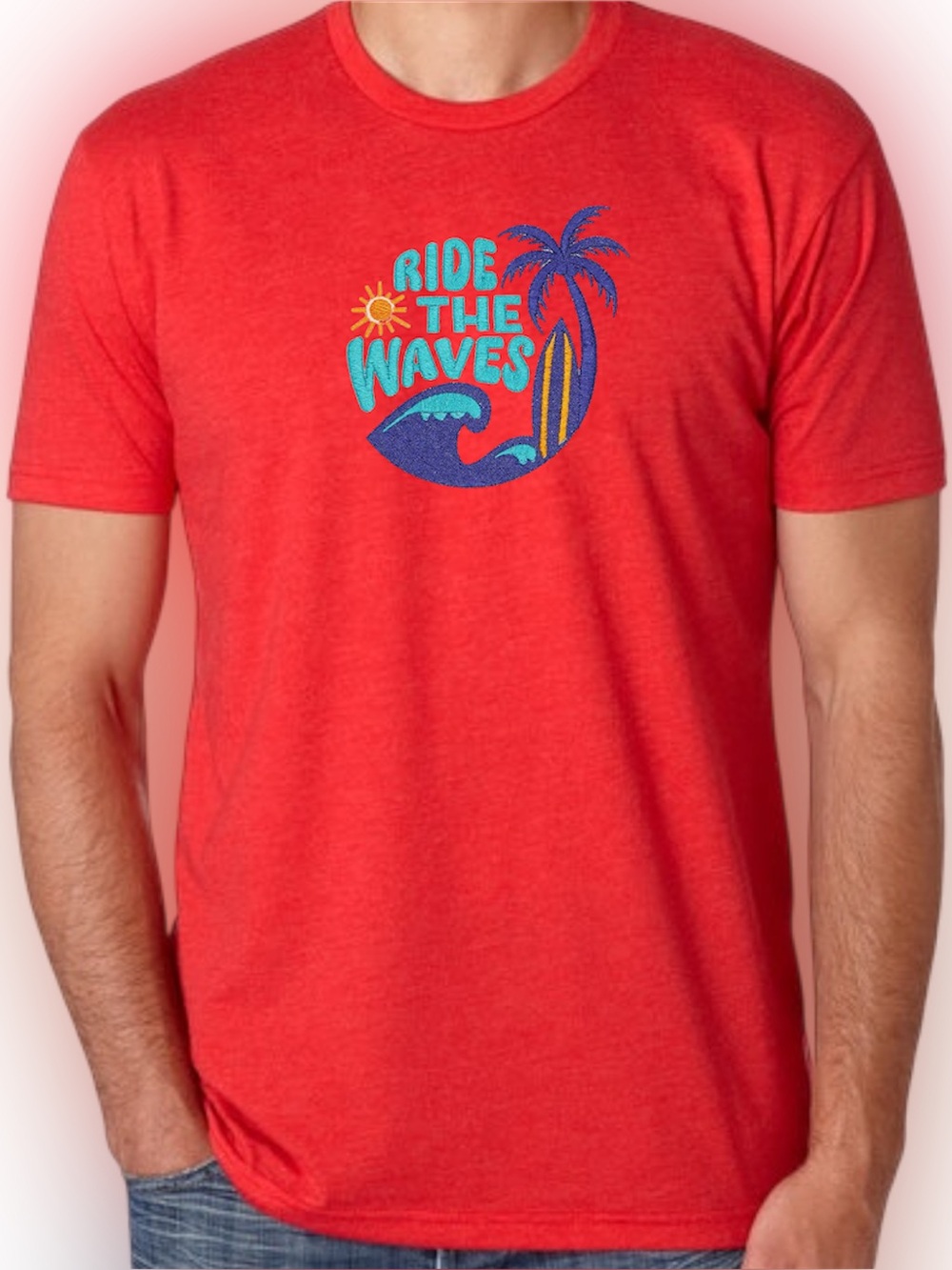 Ride The Waves Surf Beach Graphic T-Shirt – Summer Vacation Tee